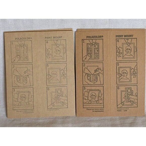 Polaroid Ephemera Print Mount Photograph Order Form Warranty Card Picture Vtg - Picture 2 of 14